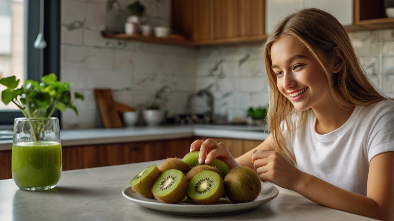 Kiwi freschi per ricette naturali